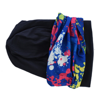 Jersey Cotton Beanie  NAVY with Seamless Headband | Option 3 | M/L