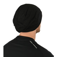 Jersey Cotton Slip-on Slouch Beanie  | Black | M/L