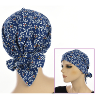 Cotton Floral Print Scarf Durag  | S/M | Option 13