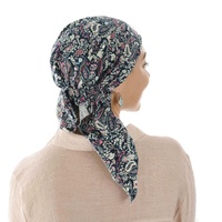 Cotton Floral Print Scarf Durag  | S/M | Option 15