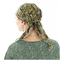 Cotton Floral Print Scarf Durag  | S/M | Option 16