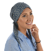 Cotton Floral Print Scarf Durag  | S/M | Option 19