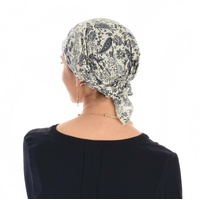 Cotton Floral Print Scarf Durag  | S/M | Option 2