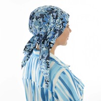 Cotton Floral Print Scarf Durag  | S/M | Option 21