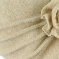 20s Wool Cloche Flower Chemo | Sandy Cream