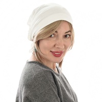 Multi-functional Cotton Headband Wrap | M/L | Cream White
