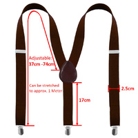 Suspenders Solid Plain Colours