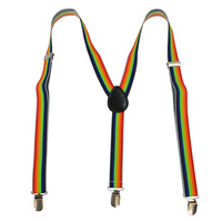 Suspenders and Bow Tie Package Deal | Rainbow