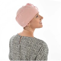 Retro Cotton Turban | Pink - Dusty Pink