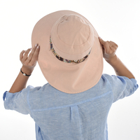 Cotton Reversible Sun Hat | Pink - Dusty Pink