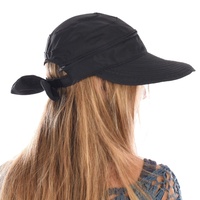 Convertible Golf Visor Hat | Black