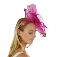 Melbourne Cup Fascinator  | Pink - Hot Pink