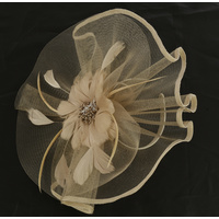 Melbourne Cup Fascinator  | Beige