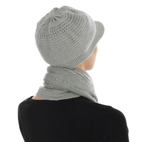 Angora Bakeryboy - Skull Style  | Grey - Light Grey