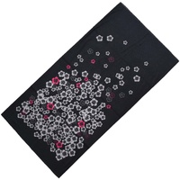 Black Premium Cotton Beanie with Seamless Headband | Option 15 | L/XL