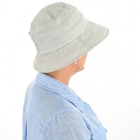My Fair Lady Cloche Sun Hat | Grey - Light Grey