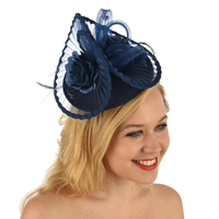 Hatinator - Brittany with Pleated Swirls and Roses
