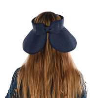 Wide Brim Rollup Visor | Blue - Navy Blue / Dark Blue