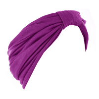 Seamless Turban Headband Scarf | Plum Purple