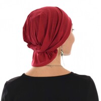 Seamless Turban Headband Scarf | Deep Red