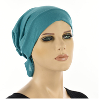 Seamless Turban Headband Scarf | Teal Green Blue