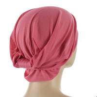 Seamless Turban Headband Scarf | China Pink