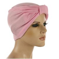 Seamless Turban Headband Scarf | Light Pink
