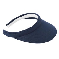 Chemo Head Wrap Scarf & Visor Set | Navy Visor N Pink Paisley Print Headwrap | XS/S