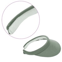 Slide-on Visor Hat | Olive Sage Green