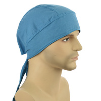 Plain Cotton Durag | Blue - Sky Blue / Aqua Blue