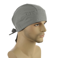 Plain Cotton Durag | Grey - Light Grey
