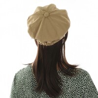 Vivien Cotton Bakerboy Cap | S/M | Copper Camel