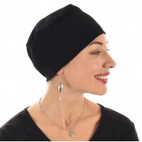 Chemo Cotton Cap - Jackie | Black