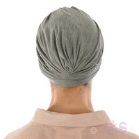 Diamante Bamboo Turban - Millie | Grey