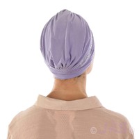 Diamante Bamboo Turban - Millie | Lilac Light Purple