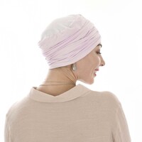 ROSETTE RUCHED BAMBOO TURBAN - HANNAH | Pink