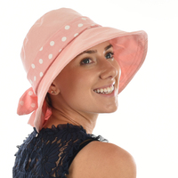 FASHION SUN HAT - Sophie | Pink | Adjustable-S/M