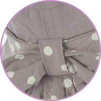 FASHION SUN HAT - Sophie | Grey - Light Grey | Adjustable-XS/S