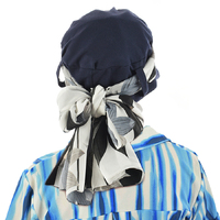  Cotton Cadet Cap with Scarf - Naomi