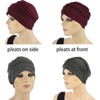Bamboo 4-Seam Ruched Turban Hat - Renee