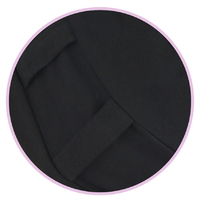 Bamboo Beanie Turban - Tina | Black | Turban ONLY