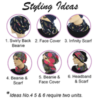 Large View Floral 4 in 1 Magic Headcover