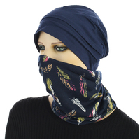 Floral 4 in 1 Magic Headcover | Option 1 | Feather Colourful