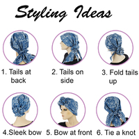 Paisley Print Cotton Triangle Head Scarf - Lara