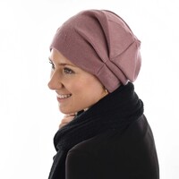 LADIES LUXE BEANIE- ISABELLA | Pink - Dusty Pink