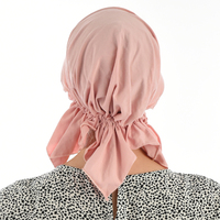 Convertible Jersey Cotton Cap - Sasha | Pink - Dusty Pink