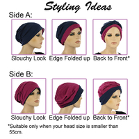 Double-sided Two-toned Headcover - Ingrid