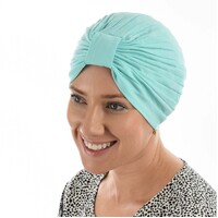 Reversible Classic Cotton Turban - Nora | Green - Honeydew Mint Green