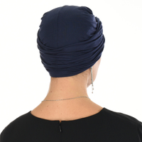 Bamboo Infinity Scarf Head Wrap   | Blue - Navy Blue / Dark Blue