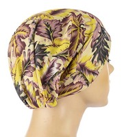Seamless Wrap Headband with Print | # 4: Autumn leaves
